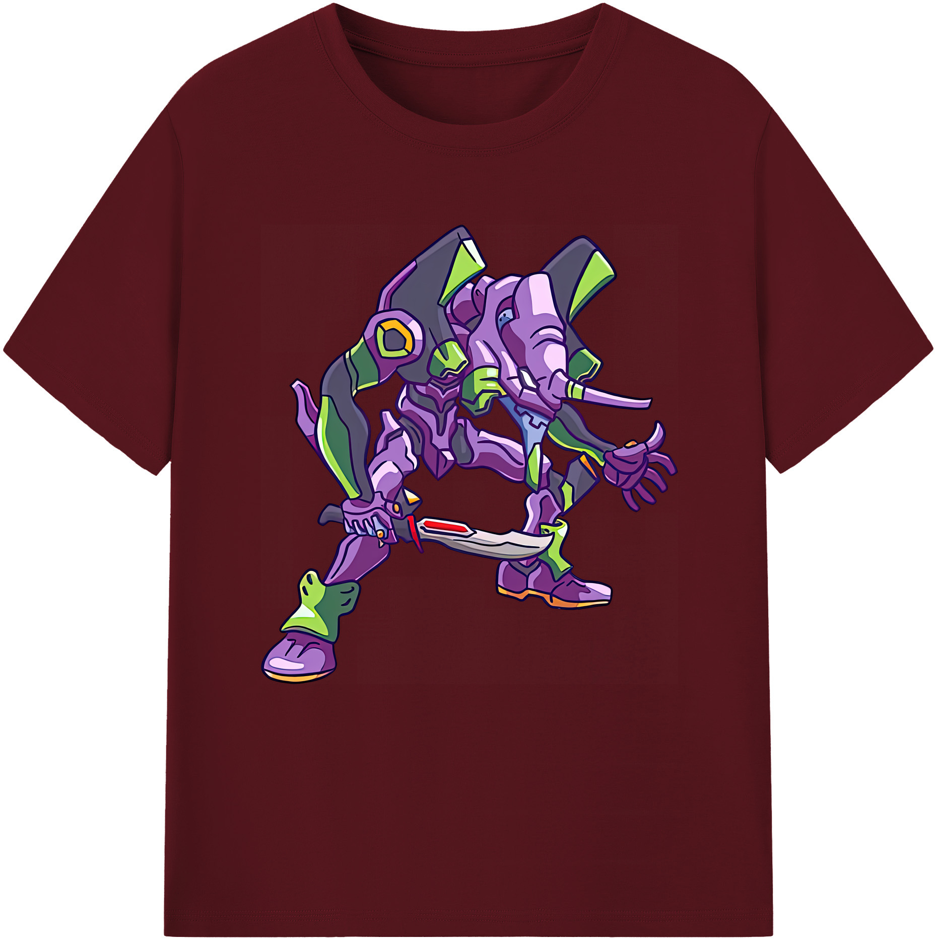 （画像用） EVA 新世紀エヴァンゲリオン 綿100％半袖Tシャツ（フロントプリント）